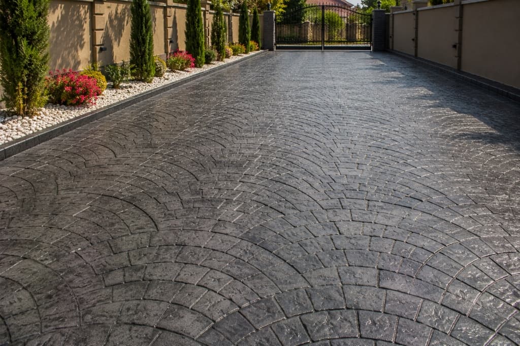 Baskı beton dış mekan